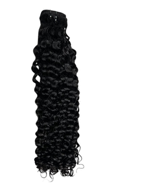 Virgin hair curly
