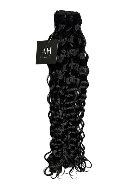 Tissage virgin hair water waves